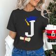Kids Initial J Letter For Boys Preschool Graduation Kindergarten Unisex T-Shirt