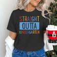 Kids STRAIGHT OUTTA KINDERGARTEN T-SHIRT FUNNY GRADUATION GIFT Unisex T-Shirt