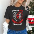 In Memory Of Great Aunt Heart Disease American Heart Month Unisex T-Shirt