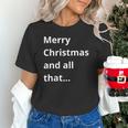 Merry Christmas Sarcastic Phrase For Introvert People Unisex T-Shirt