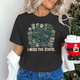 I Miss The Static Retro VHS Nostalgia Art Unisex T-Shirt I Miss The Static Retro VHS Nostalgia Art Unisex T-Shirt