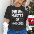 MSW Est 2026 Masters Of Social Work Graduation Social Worker Unisex T-Shirt