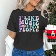 I Like Music More Than People Introvert Musician Retro Unisex T-Shirt I Like Music More Than People Introvert Musician Retro Unisex T-Shirt