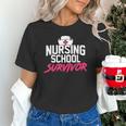Nursing School Survivor Shirt Graduation Party Tee Unisex T-Shirt