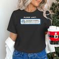 Overthinking In Progress Introvert Please Wait Unisex T-Shirt