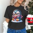 Penguin Reading a Book Animal Unisex T-Shirt