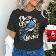 Please Chew Quieter Introvert Christmas Bird Watcher Unisex T-Shirt Please Chew Quieter Introvert Christmas Bird Watcher Unisex T-Shirt