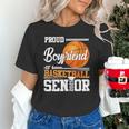 Proud Boyfriend Of A 2025 Senior Graduation Basketball Unisex T-Shirt