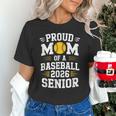 Proud Mom Of Baseball Senior 2026 Graduation Unisex T-Shirt