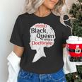 Proud Queen Shirt PhD Graduation Afro Doctorate Unisex T-Shirt