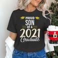 Proud Son Of A 2021 Graduate Graduation Clothes MBA PhD Unisex T-Shirt