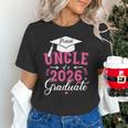 Proud Uncle Of a Class Of 2026 Graduate For Graduation Unisex T-Shirt