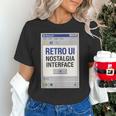 Retro Computer Dialog Box 90s Desktop Interface Nostalgia Unisex T-Shirt