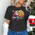 Santa Holding Cookie Xmas Baker Introvert Christmas Unisex T-Shirt Santa Holding Cookie Xmas Baker Introvert Christmas Unisex T-Shirt