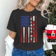 Senior 2026 Baseball American Flag Class Of 2026 Graduation Unisex T-Shirt