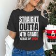 Straight Outta 4th Grade Graduation Class 2028 Fourth Grade Unisex T-Shirt