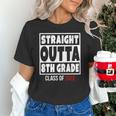Straight Outta 8th Grade Class Of 2022 Shirt Graduation Unisex T-Shirt