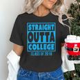 Straight Outta College Class Of 2018 Graduation Shirt Unisex T-Shirt