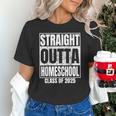 Straight Outta Homeschool Class 2025 Boys Kids Graduation Unisex T-Shirt