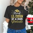 Super Proud Little Cousin Of 2025 Graduate Graduation Family Unisex T-Shirt