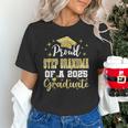 Super Proud Step Grandma Of 2025 Graduate Graduation Family Unisex T-Shirt