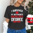 I Survived My Boyfriend's Bachelor's Degree Graduation Unisex T-Shirt