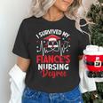 i Survived My Fiance's Nursing Degree Graduation Gifts Unisex T-Shirt