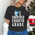 I Survived Fourth Grade Graduation Kids Owl Grad Unisex T-Shirt
