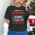I Survived Nursing School Class Of 2025 Nurse Graduation Unisex T-Shirt