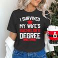 I Survived My Wife's Bachelor's Degree Graduation Unisex T-Shirt