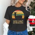 Test Day No Probllama Silhouette Teacher Student Graduation Unisex T-Shirt