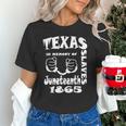 Texas In Memory Of Slaves Juneteenth 1865 June 19 Freedom Unisex T-Shirt