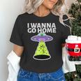 I Wanna Go Home Introvert UFO UAP Flying Saucer Trippy Alien Unisex T-Shirt I Wanna Go Home Introvert UFO UAP Flying Saucer Trippy Alien Unisex T-Shirt