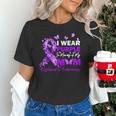 I Wear Purple In Memory Of My Mom Alzheimers Awareness Unisex T-Shirt I Wear Purple In Memory Of My Mom Alzheimers Awareness Unisex T-Shirt