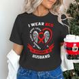 Wear Red In Memory Of Husband Heart Disease Awareness Month Unisex T-Shirt Wear Red In Memory Of Husband Heart Disease Awareness Month Unisex T-Shirt