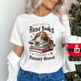 Basset Hound Dog Breed I Just Want To Read Books And Pet My Unisex T-Shirt Basset Hound Dog Breed I Just Want To Read Books And Pet My Unisex T-Shirt