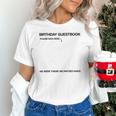 Birthday Guestbook Signable Memory Board Unisex T-Shirt Birthday Guestbook Signable Memory Board Unisex T-Shirt