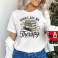 Books Are My Therapy Bookworm Reading Unisex T-Shirt Books Are My Therapy Bookworm Reading Unisex T-Shirt