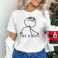 Like A Boss Rage Comic Meme Classic Internet Nostalgia Tee Unisex T-Shirt
