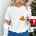 Chicken Nugget Saying Introvert Nuggie Foodie Food Unisex T-Shirt Chicken Nugget Saying Introvert Nuggie Foodie Food Unisex T-Shirt