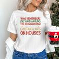 Christmas Lights Nostalgia – Holiday Memory Christmas Spirit Premium Tri-Blend Unisex T-Shirt