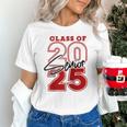 Class Of 2025 Senior 2025 Graduation Red Raglan Baseball Tee Unisex T-Shirt