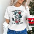 I Like My Coffee ICY & My Books Spicy For Book Lovers Unisex T-Shirt I Like My Coffee ICY & My Books Spicy For Book Lovers Unisex T-Shirt