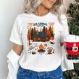 Cozy Reading Cabin Retreat Fall Bookish Autumn Cozy Reader Unisex T-Shirt