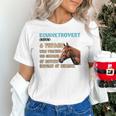 Equinetrovert Definition Equine Horse Riding Introvert Unisex T-Shirt