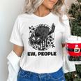 Ew People Introvert Cat Lover Crazy Cats Lady Unisex T-Shirt