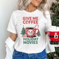 Give Me Coffee And Holiday Movies Introvert Christmas Unisex T-Shirt Give Me Coffee And Holiday Movies Introvert Christmas Unisex T-Shirt