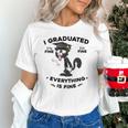 I Graduated Graduate Class 2025 Cat Graduation Unisex T-Shirt