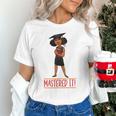 Graduation Woman Tshirt Black Melanin Masters Degree Unisex T-Shirt