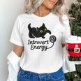 Introvert Energy Cat Love Cat Meme Unisex T-Shirt Introvert Energy Cat Love Cat Meme Unisex T-Shirt